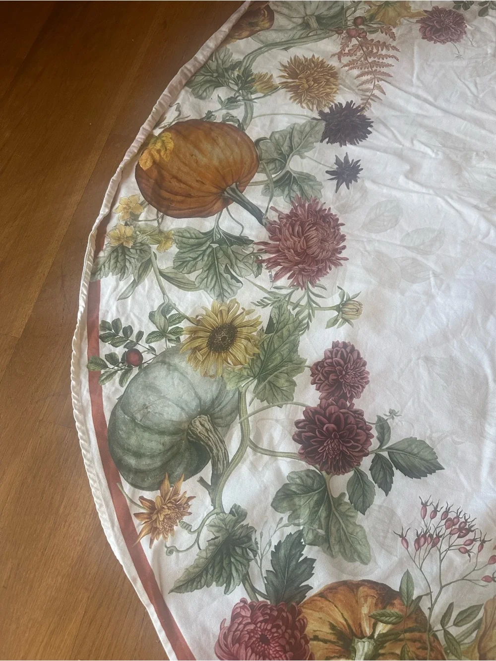 Williams Sonoma round tablecloth